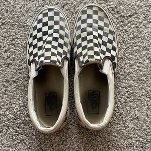 Checkered Vans